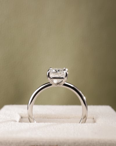2.05ct elongated cushion diamond