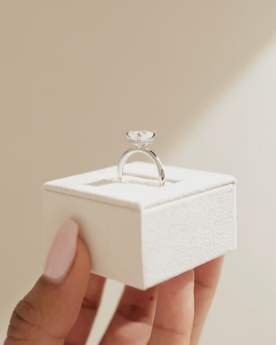 7.5x5.5mm radiant moissanite