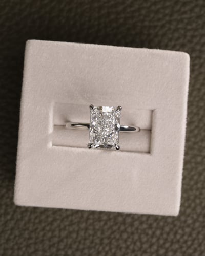 3.30ct radiant diamond