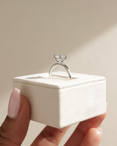 7mm round moissanite