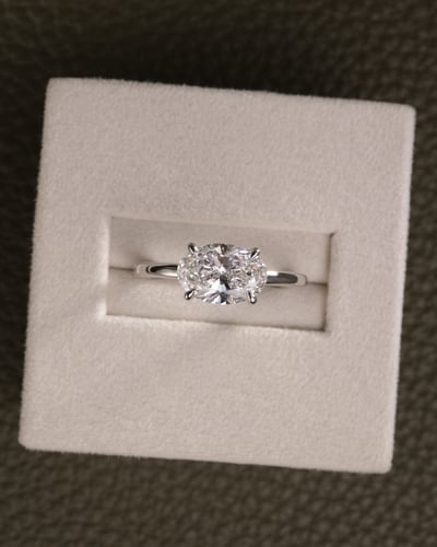 1.61ct oval diamond
