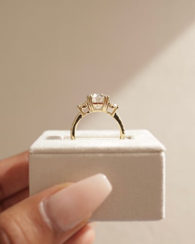 10x8mm elongated cushion moissanite