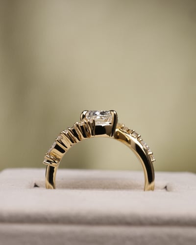 2.04ct elongated cushion diamond
