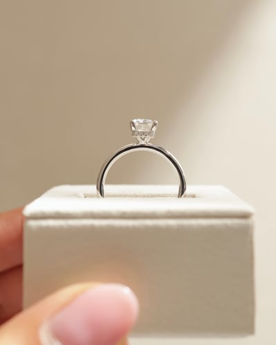 7.5x5.5mm emerald moissanite