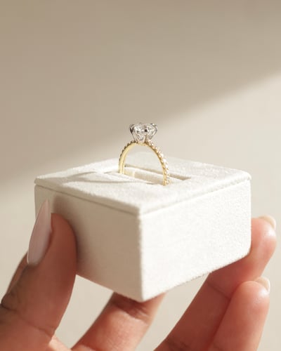 7mm round moissanite