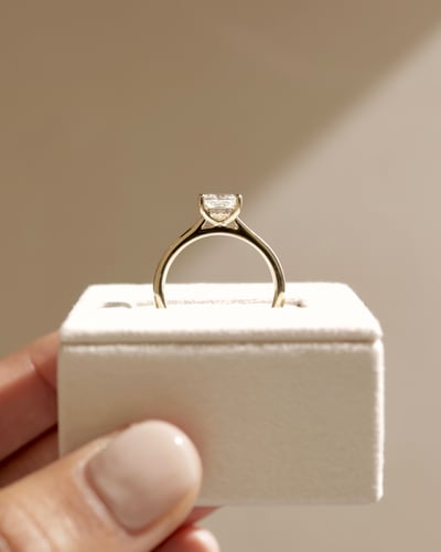 1.00ct princess diamond