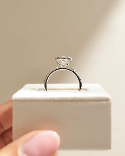 8mm round moissanite