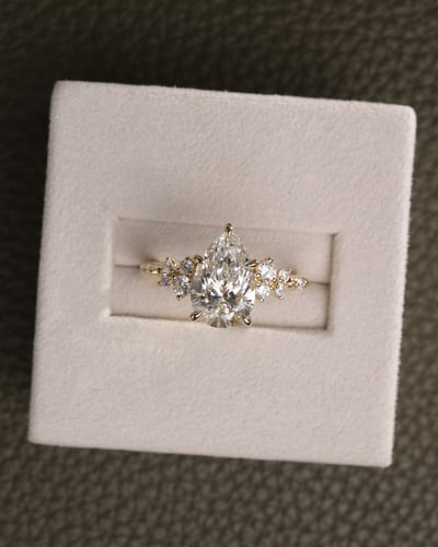 2.09ct pear diamond