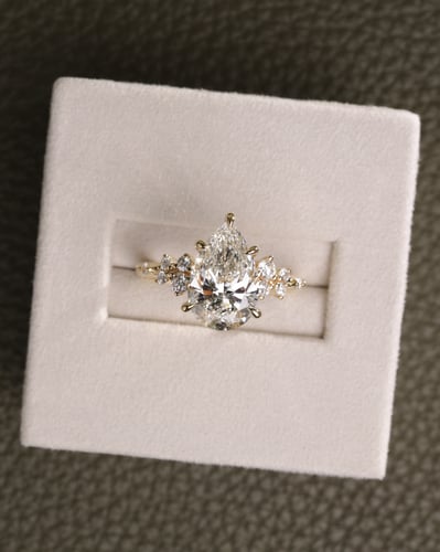 2.55ct pear diamond