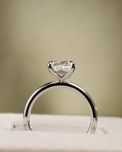 2.90ct elongated cushion diamond