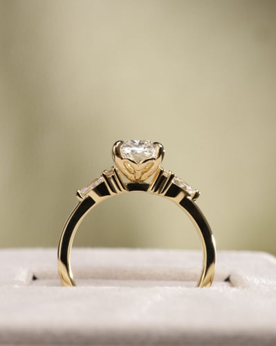 1.54ct elongated cushion diamond