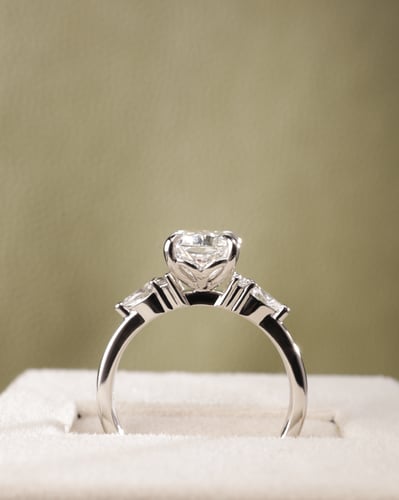 2.10ct elongated cushion diamond