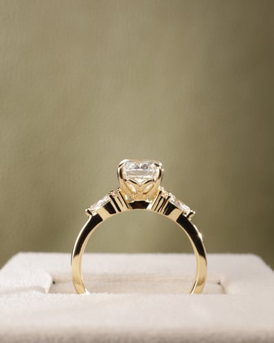 2.02ct elongated cushion diamond