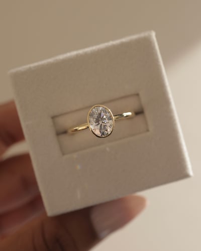 8x6mm oval moissanite