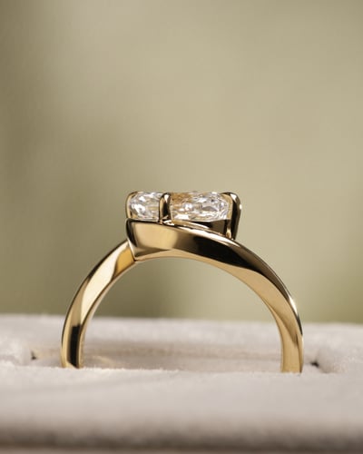 2.14ct elongated cushion diamond