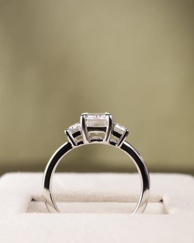 7.5x5.5mm emerald moissanite