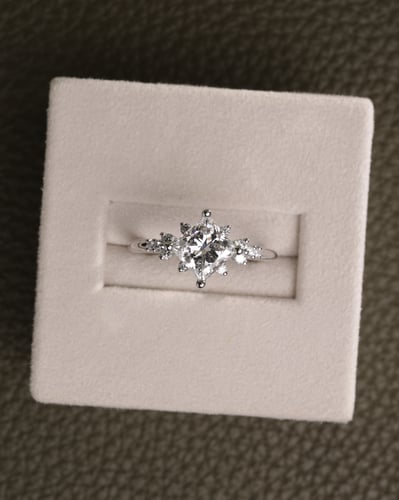 1.45ct princess diamond