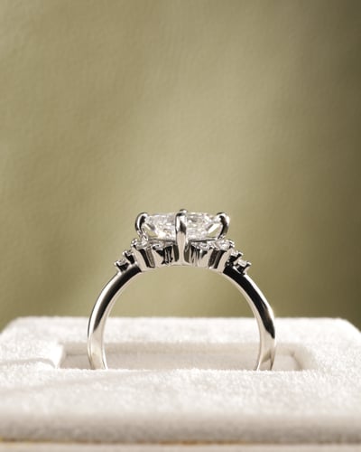 1.55ct princess diamond