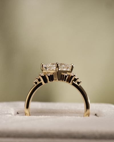 2.04ct princess diamond