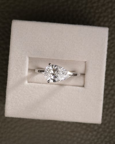 2.09ct pear diamond