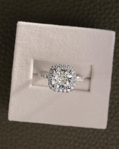 2.55ct cushion diamond