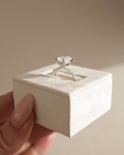 8.5x6.5mm radiant moissanite