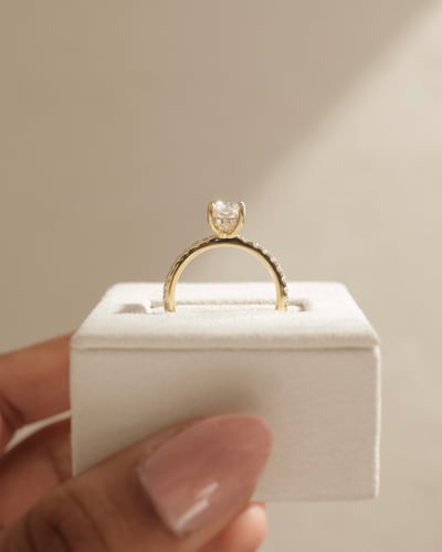 7.5x5.5mm radiant moissanite
