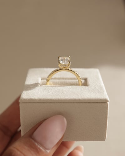 8x6mm radiant moissanite