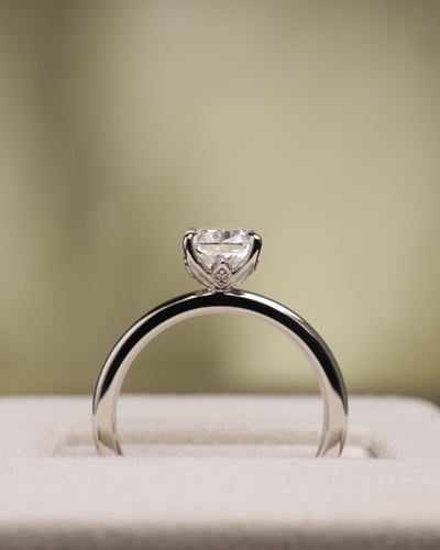 1.59ct elongated cushion diamond