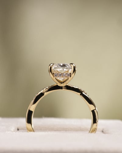 2.75ct elongated cushion diamond