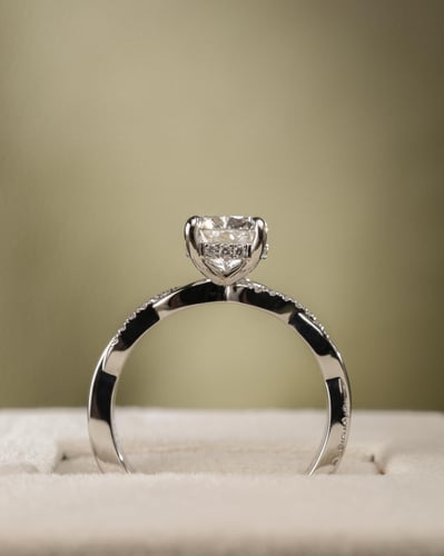 2.02ct elongated cushion diamond