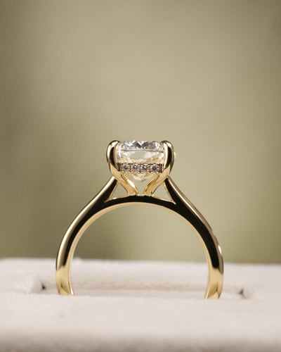 3.10ct elongated cushion diamond