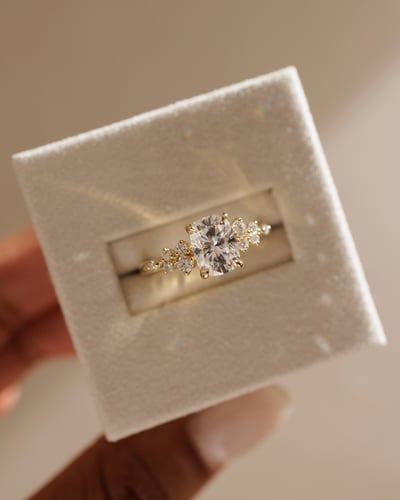 8x6mm elongated cushion moissanite