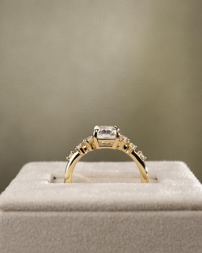 1.65ct elongated cushion diamond