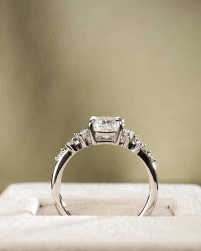 1.51ct elongated cushion diamond
