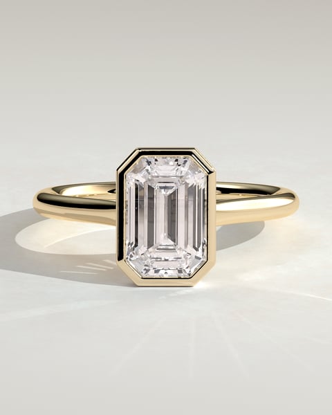 Shop Bezel Engagement Rings Online | Cullen CA