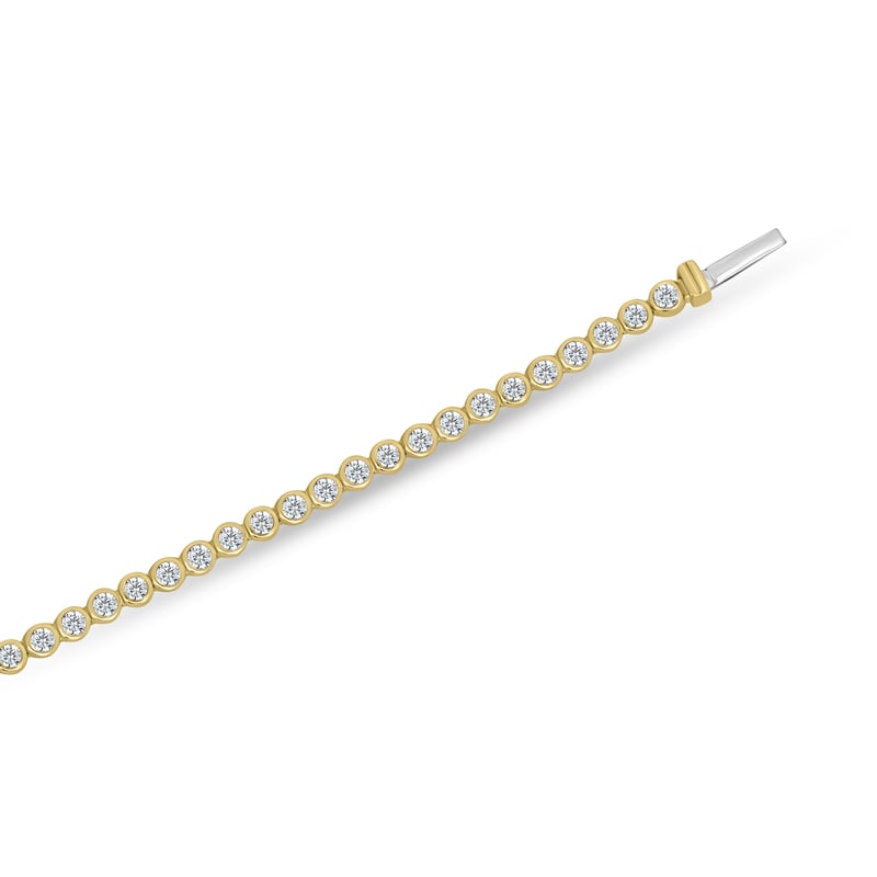 Bezel Tennis Bracelet