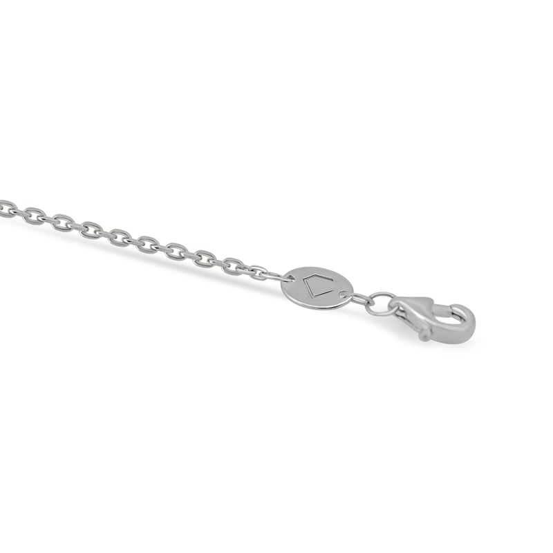 Initial Bezel Pendant with Chain — T