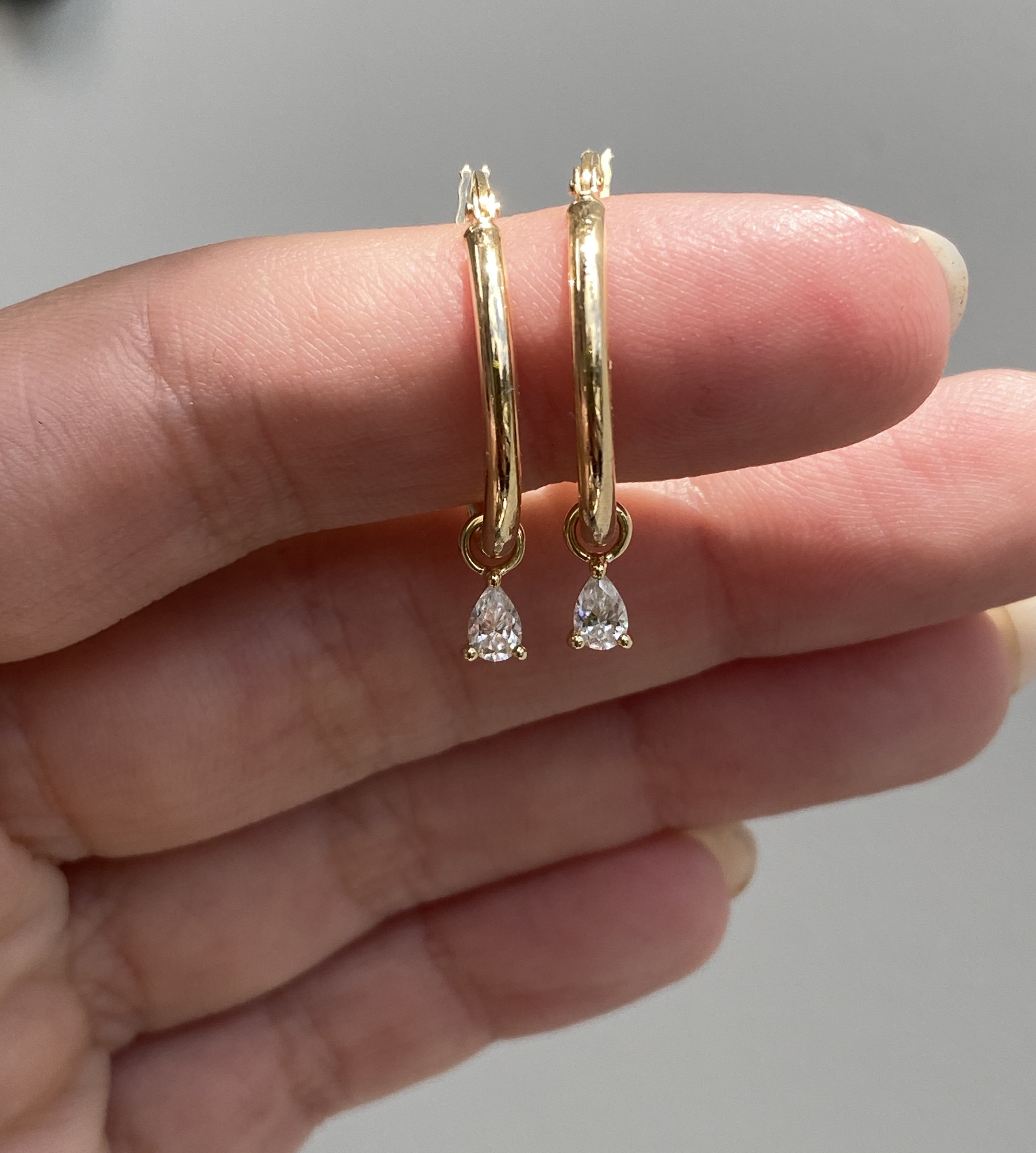 Millie - Pear Earring Charm Lifestyle Image