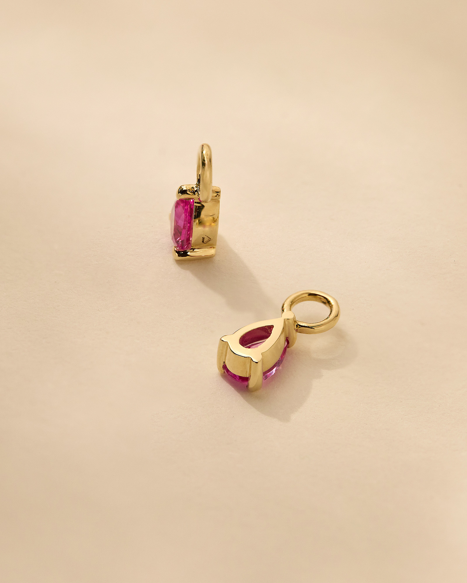 Tara  Pear Pink Sapphire Charms Lifestyle Image