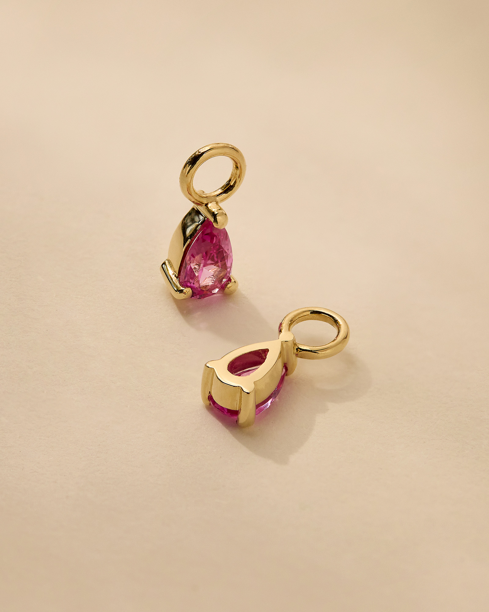 Tara  Pear Pink Sapphire Charms Lifestyle Image