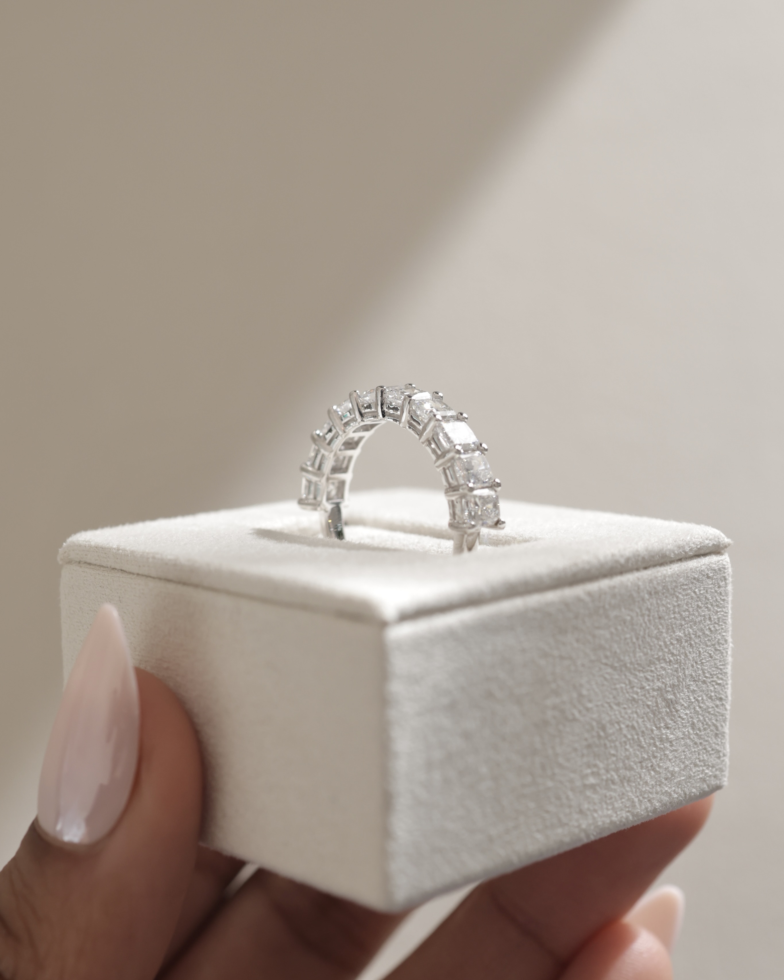 Adeline - Radiant Full Eternity Ring Lifestyle Image
