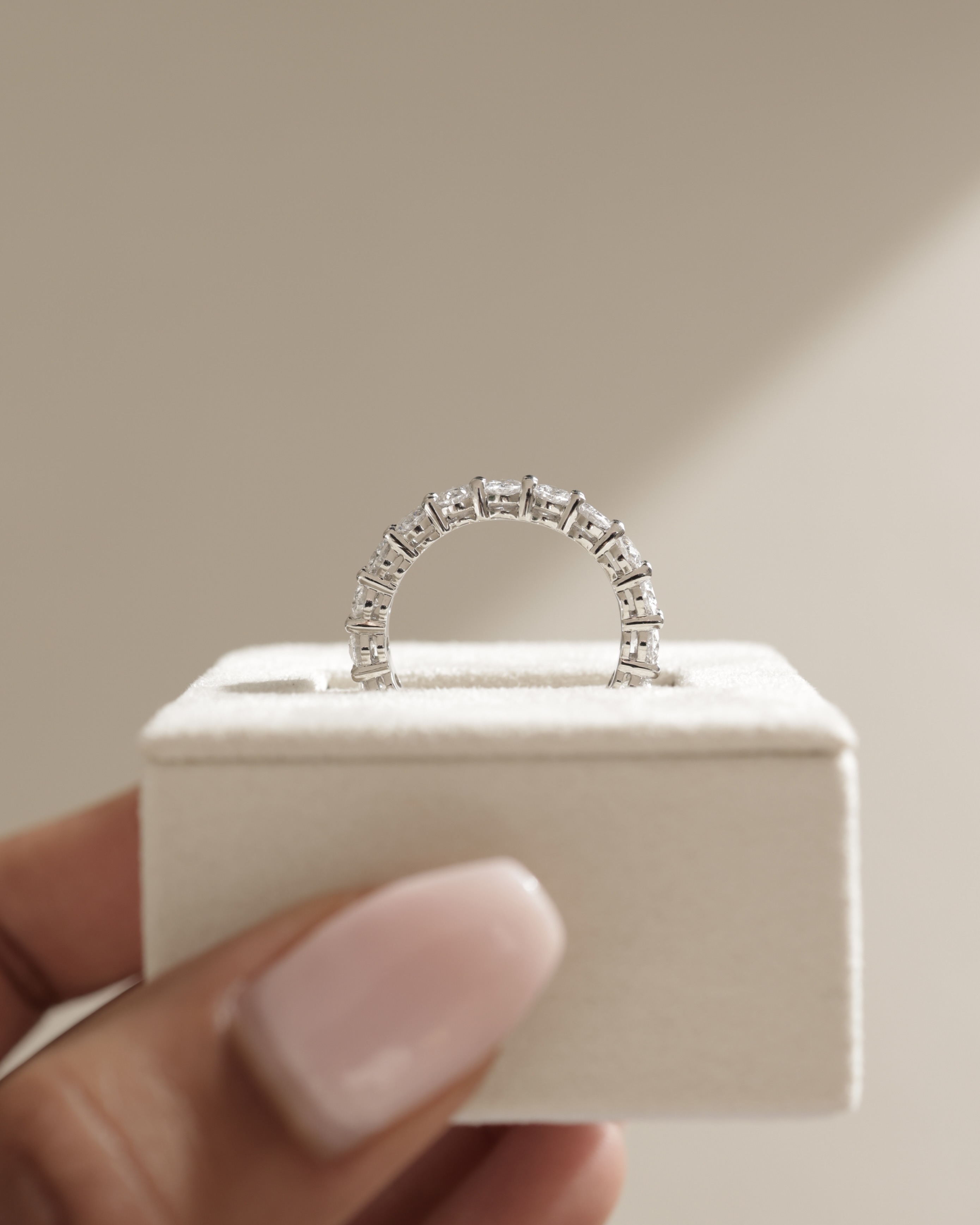 Alexandra - Oval Eternity Ring Lifestyle Image