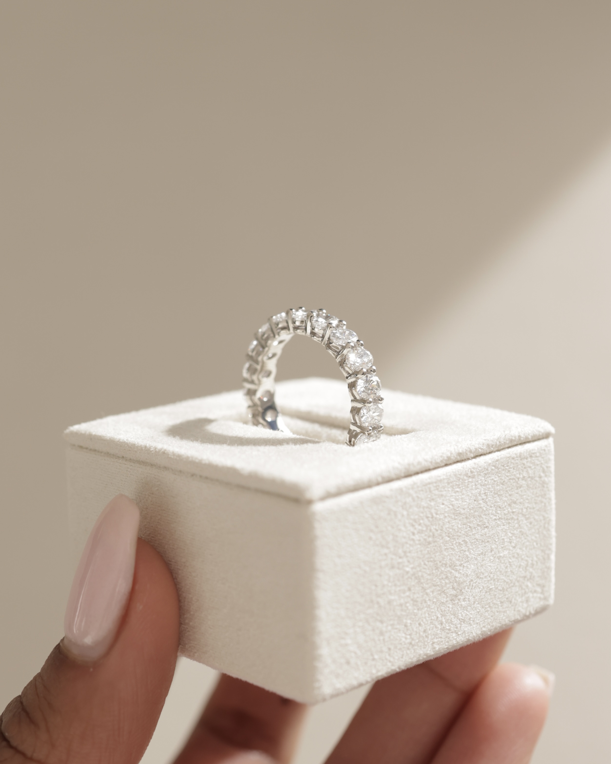 Alexandra - Oval Eternity Ring Lifestyle Image