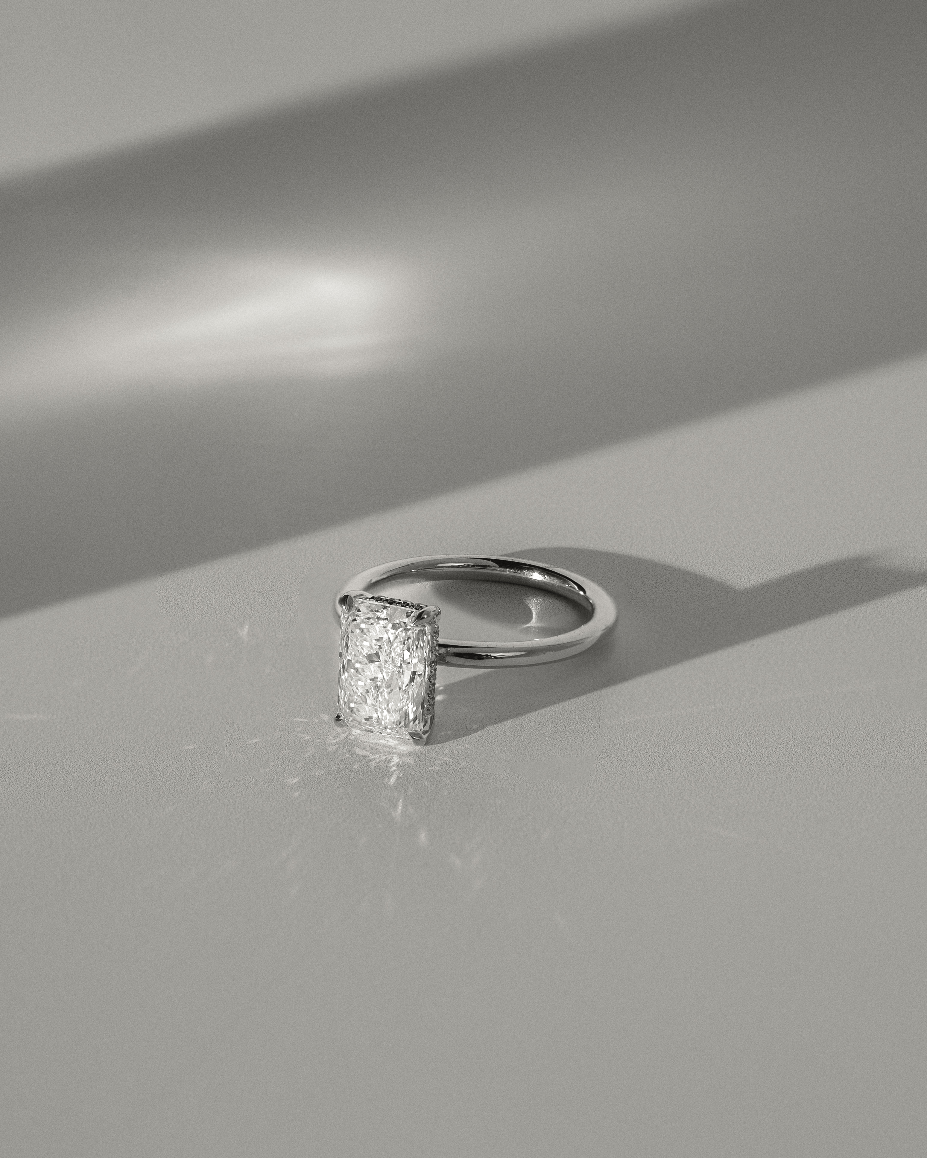 Carly  Radiant Solitaire Lifestyle Image