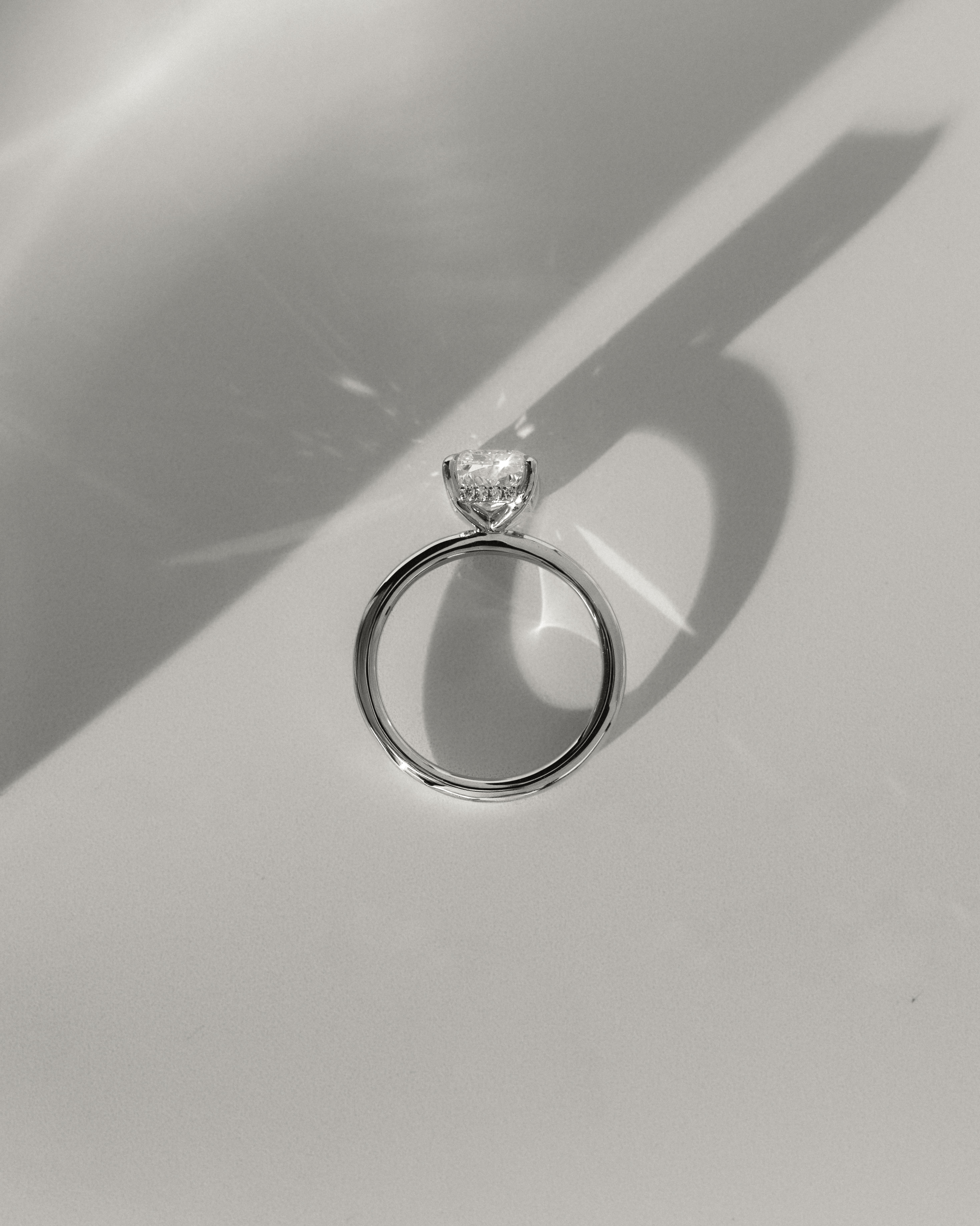 Carly  Radiant Solitaire Lifestyle Image