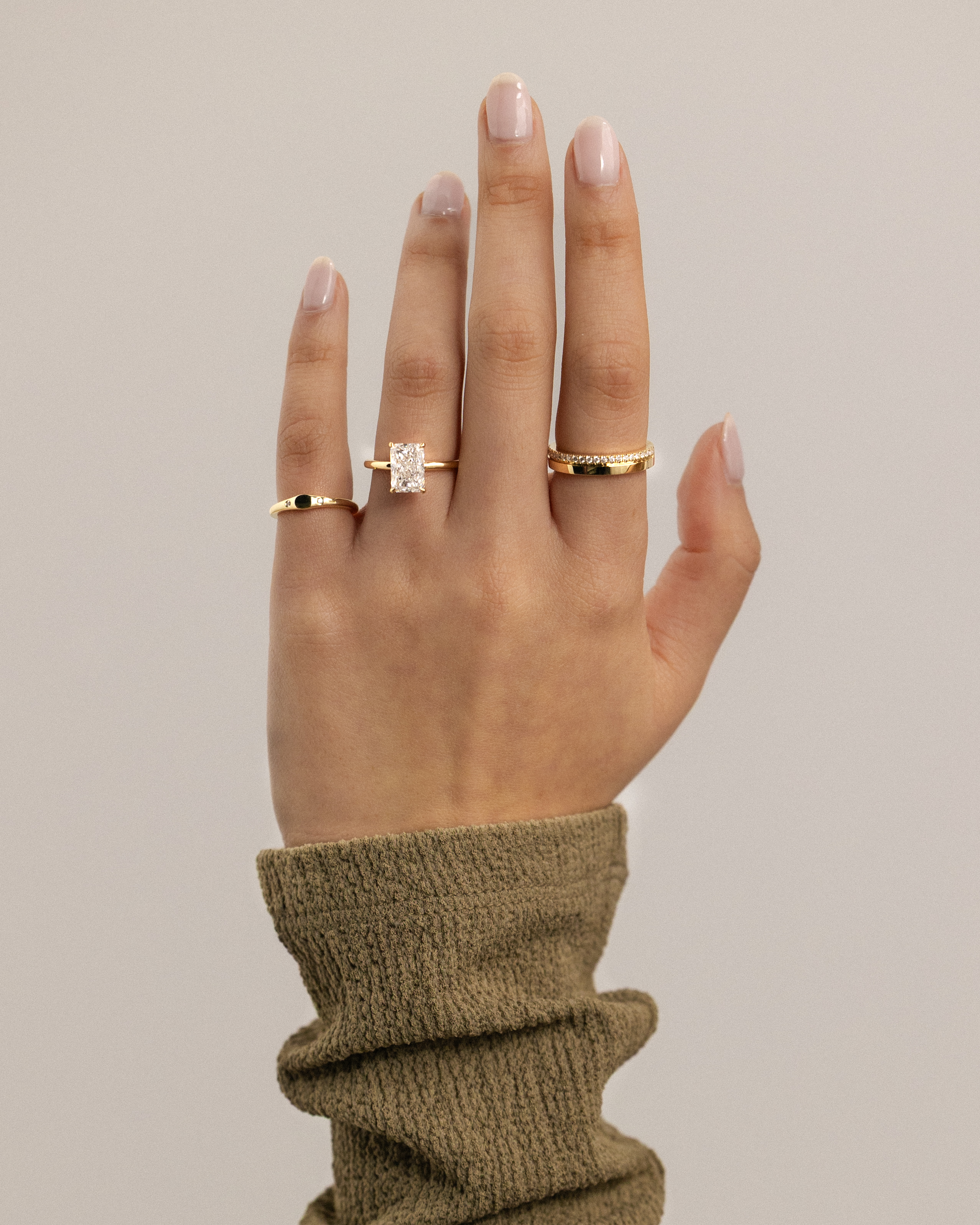 Carly  Radiant Solitaire Lifestyle Image