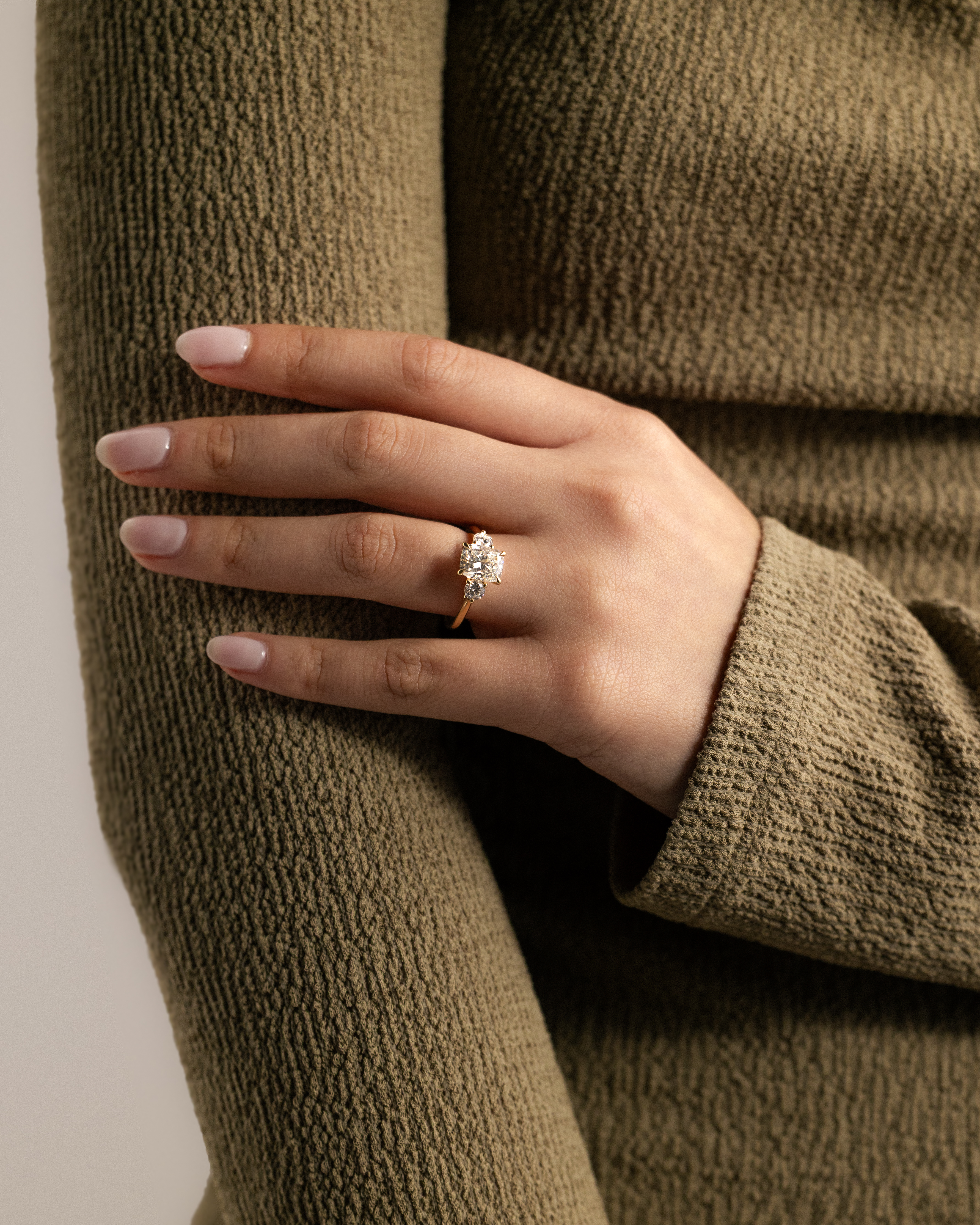 Charmaine - Elongated Cushion Trilogy Lifestyle Image