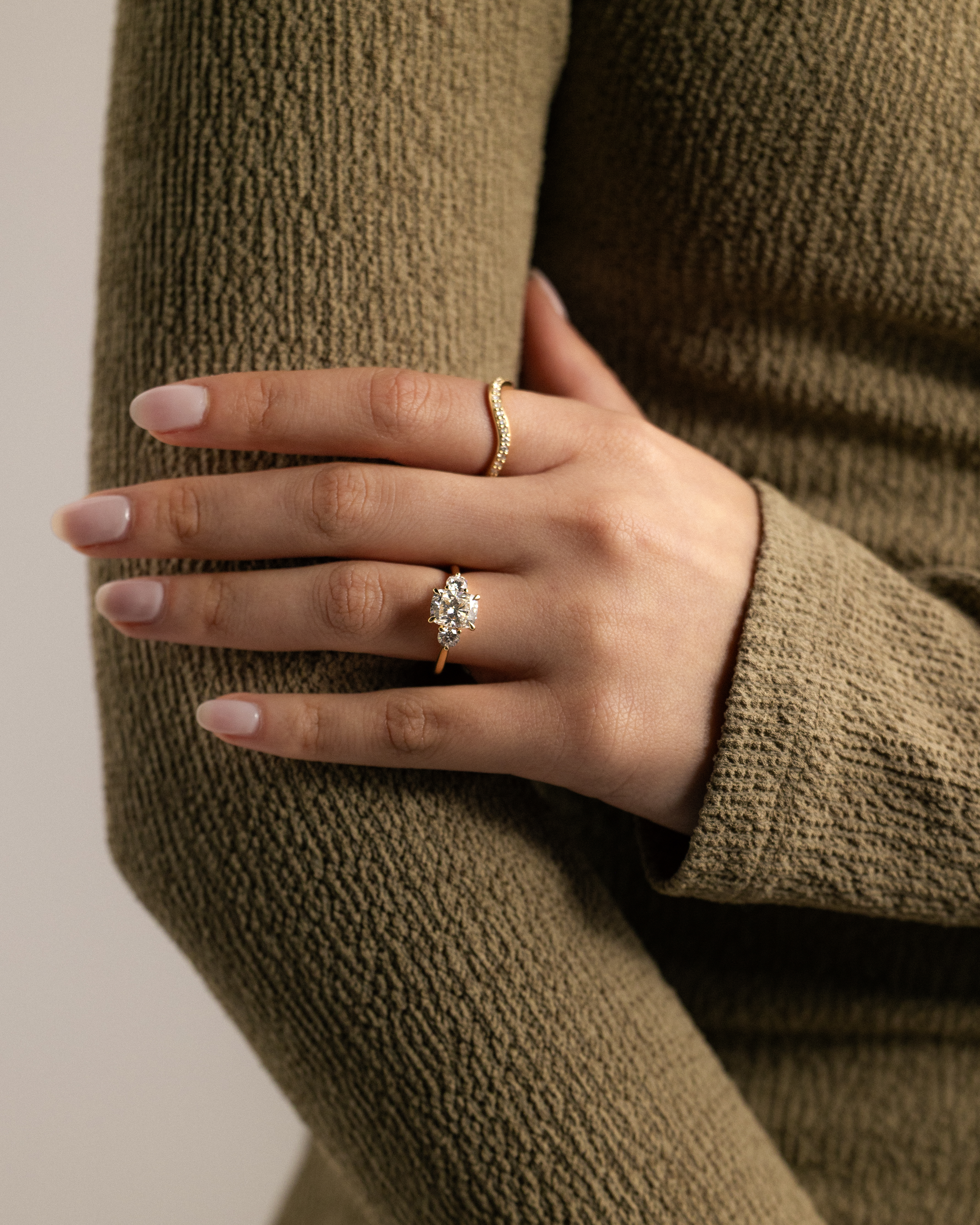 Charmaine - Elongated Cushion Trilogy Lifestyle Image