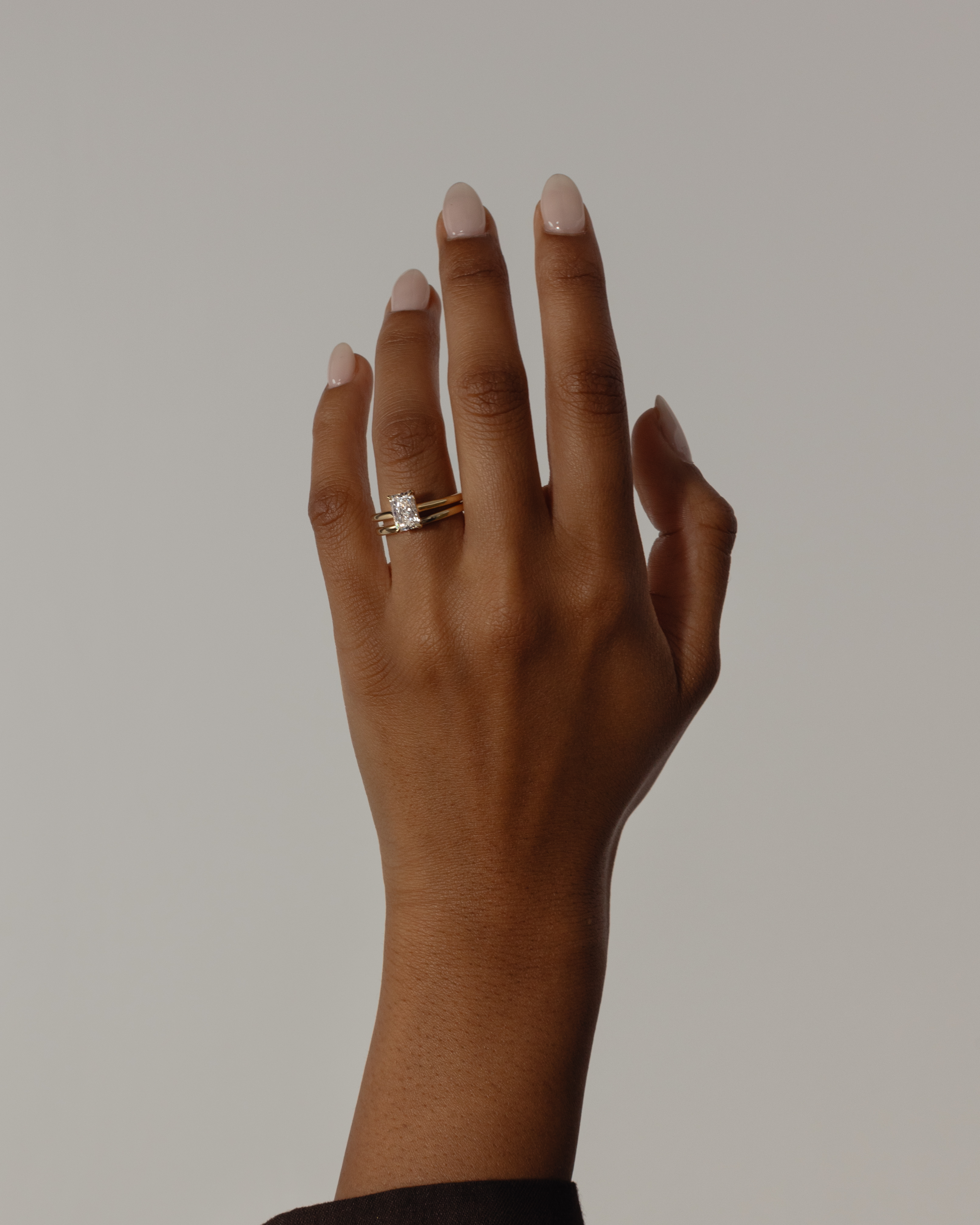 Dakota - Radiant Solitaire with Trellis Setting Lifestyle Image